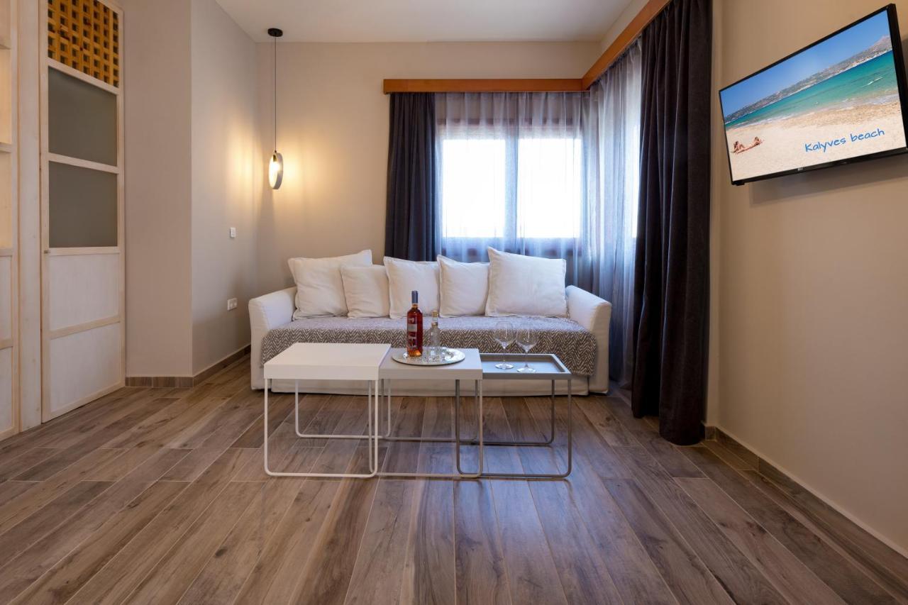 Avra Apartments Kalyves Dış mekan fotoğraf